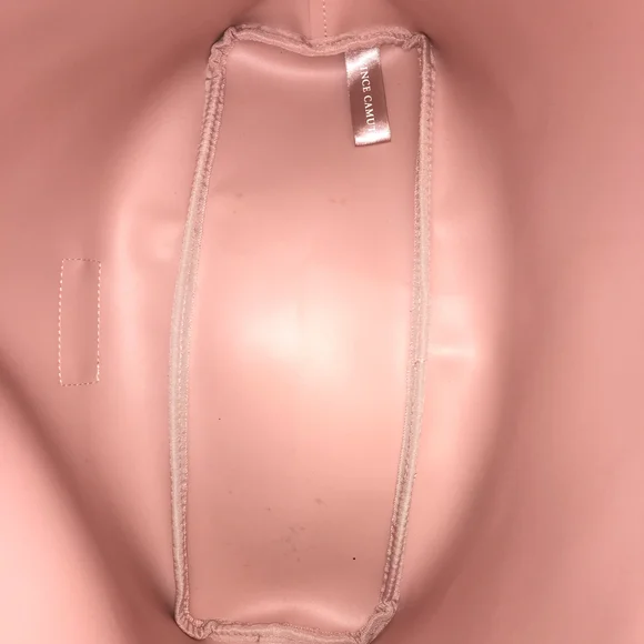 Vince Camuto Large PVC Pink Tote. 19 x 13 - Picture 7 of 9